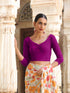 Berry Beauty Stretchy Blouse